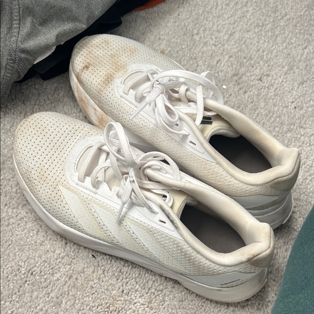 White Adidas Athletic Sneakers